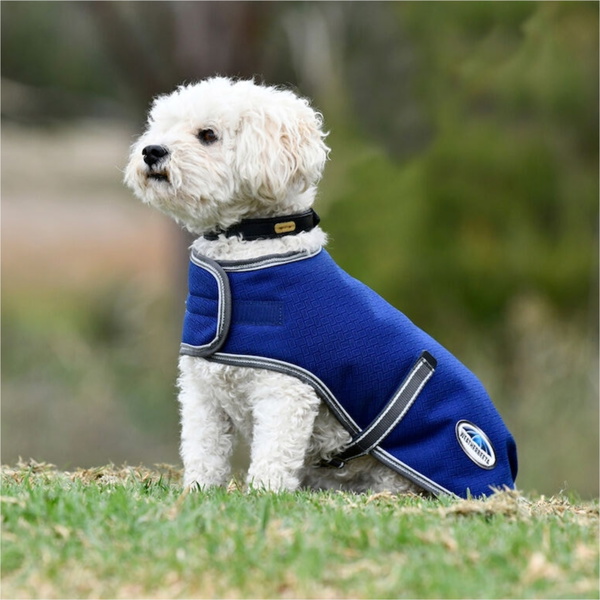 Weatherbeeta Comfitec Premier Free Parka Dog Coat - Dark Blue